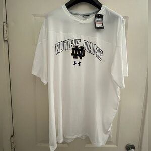 Brand new team issued Under Armour Notre Dame dri-fit shirt 3XL
